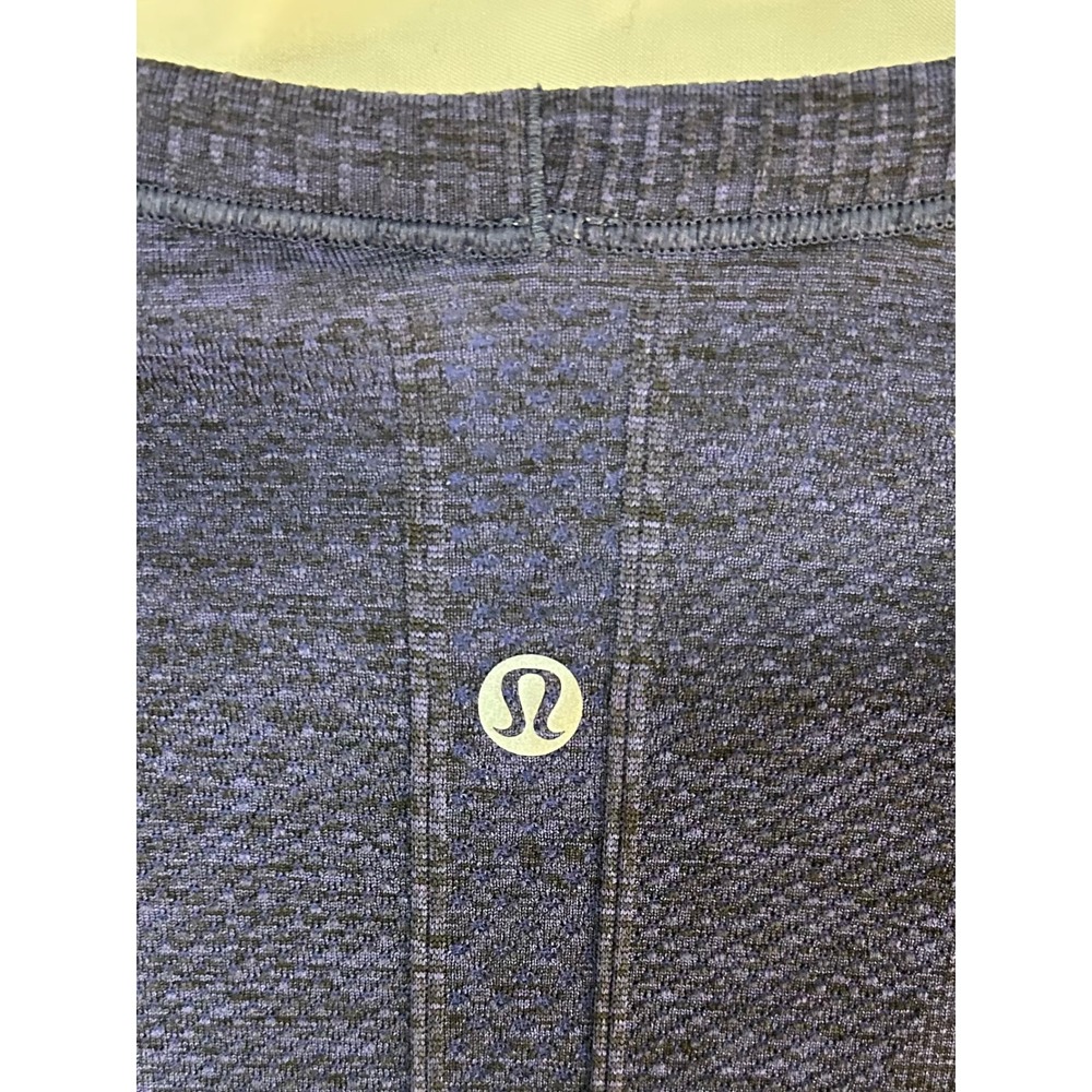 Lululemon Swiftly Tech Long Sleeve 2.0 Shirt Blue Heathered Space Dye Size 6 - Picture 3 of 16